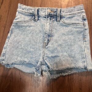 Old navy size 12 girls jean shorts stretchy